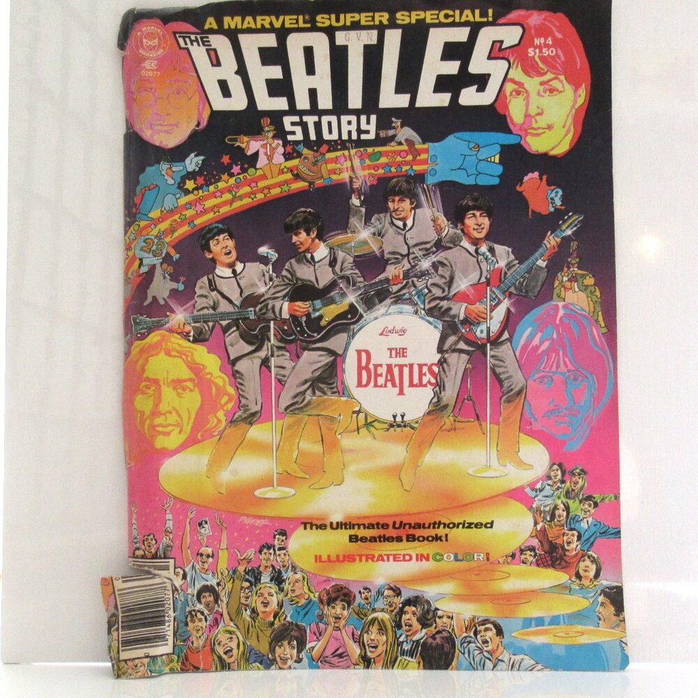 The Beatles Story / Marvel Comics Super Special #4, Rare find, Vintage 78